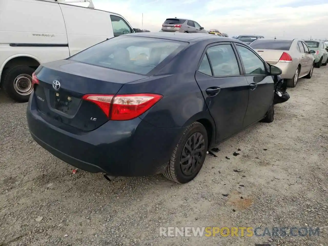 4 Photograph of a damaged car 5YFBURHE1KP878529 TOYOTA COROLLA 2019