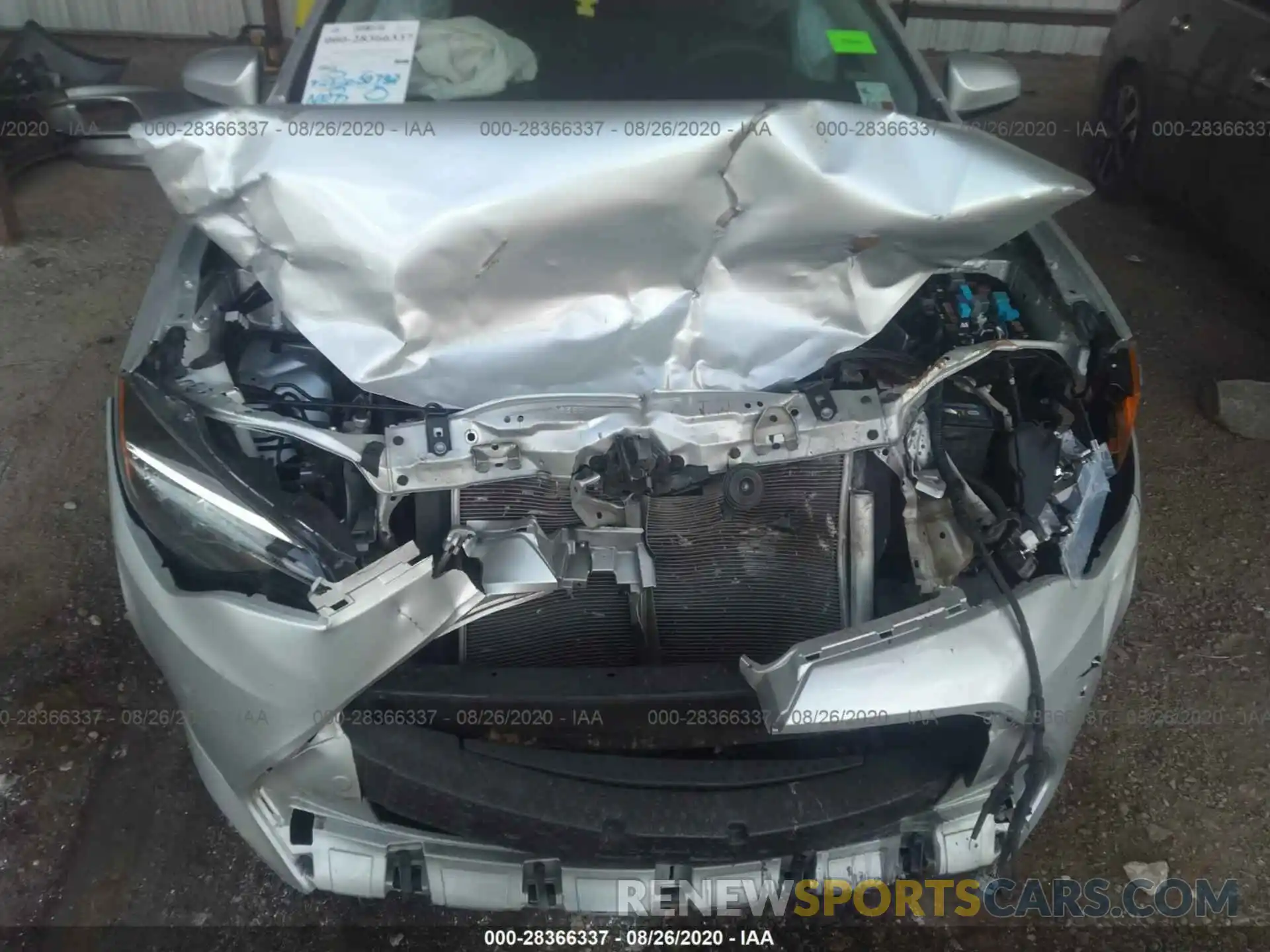 10 Фотография поврежденного автомобиля 5YFBURHE1KP878725 TOYOTA COROLLA 2019
