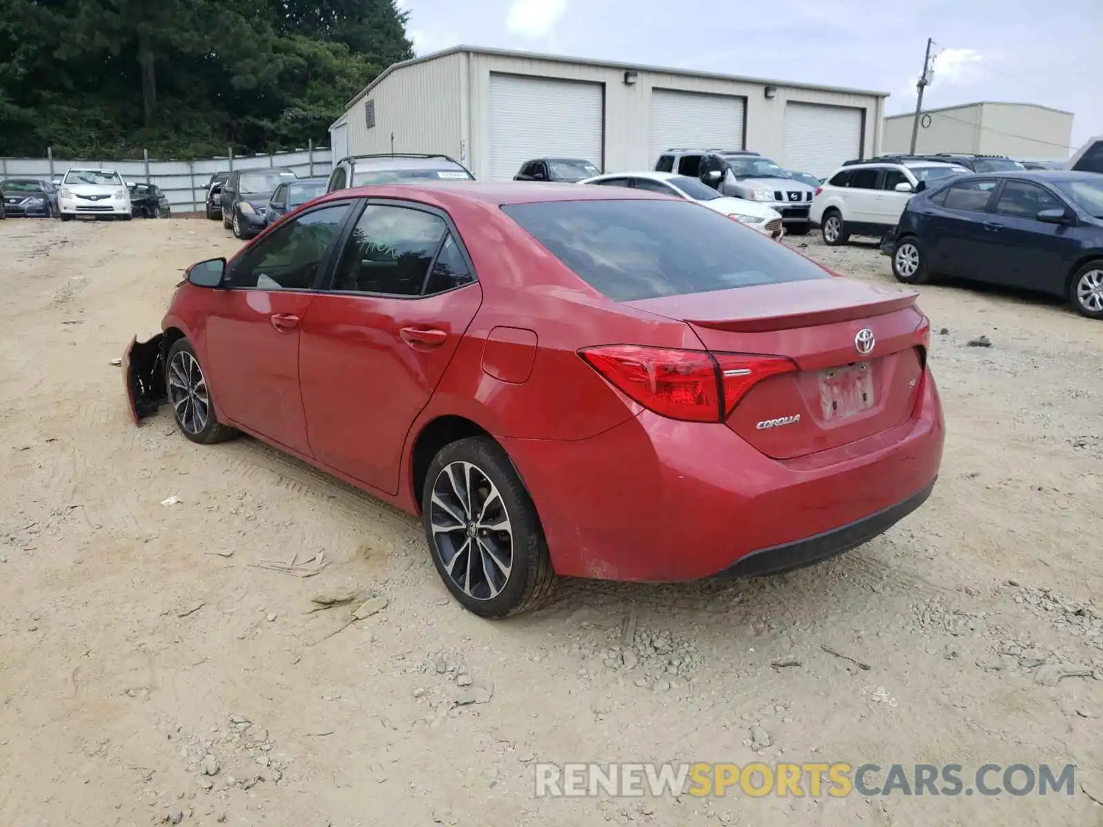 3 Photograph of a damaged car 5YFBURHE1KP878806 TOYOTA COROLLA 2019