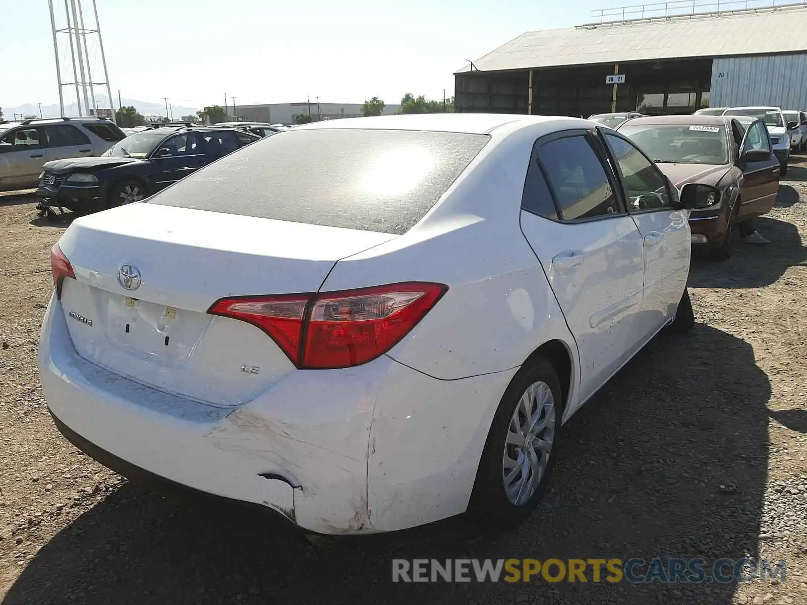 4 Photograph of a damaged car 5YFBURHE1KP879017 TOYOTA COROLLA 2019