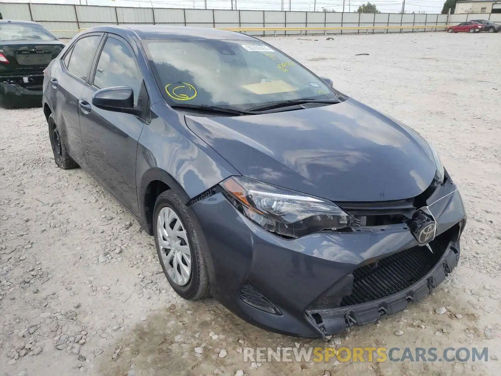 1 Photograph of a damaged car 5YFBURHE1KP879146 TOYOTA COROLLA 2019