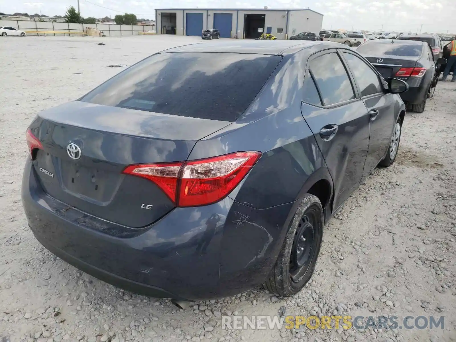 4 Photograph of a damaged car 5YFBURHE1KP879146 TOYOTA COROLLA 2019