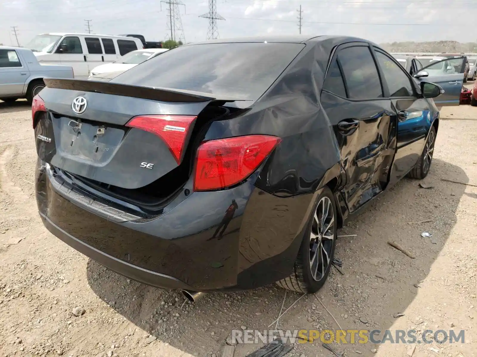 4 Photograph of a damaged car 5YFBURHE1KP879812 TOYOTA COROLLA 2019