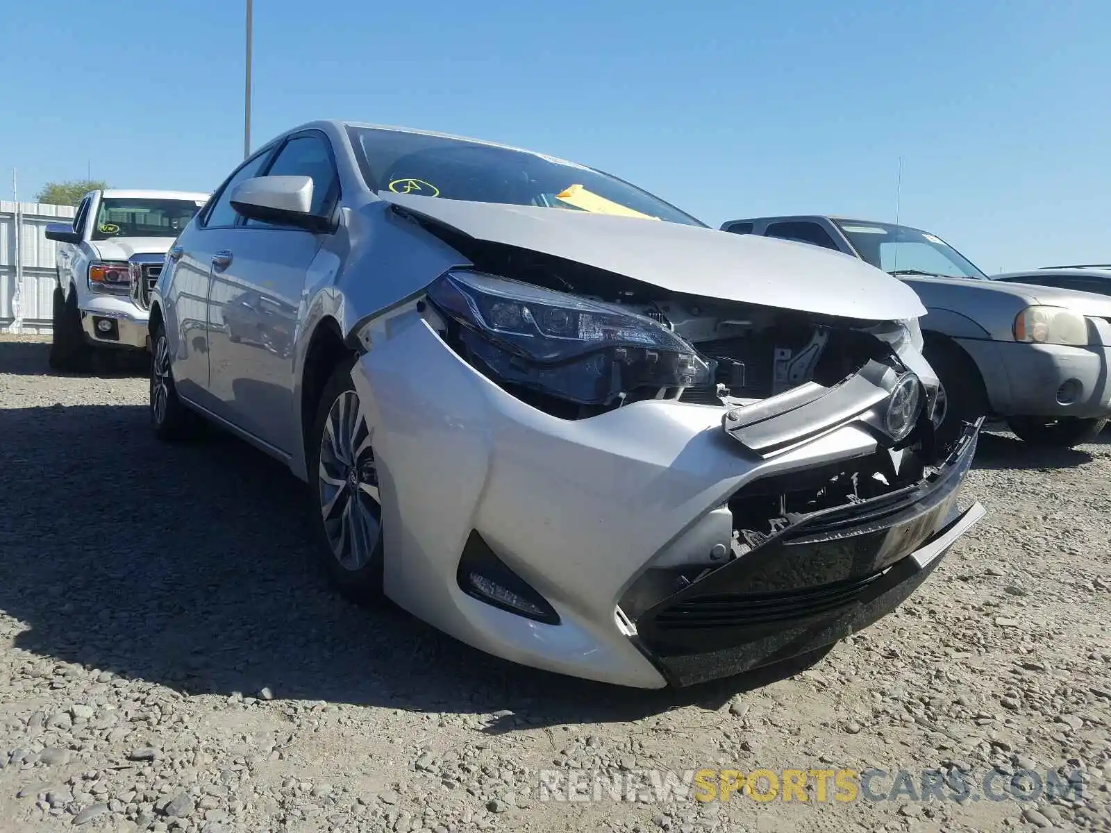 1 Photograph of a damaged car 5YFBURHE1KP879938 TOYOTA COROLLA 2019