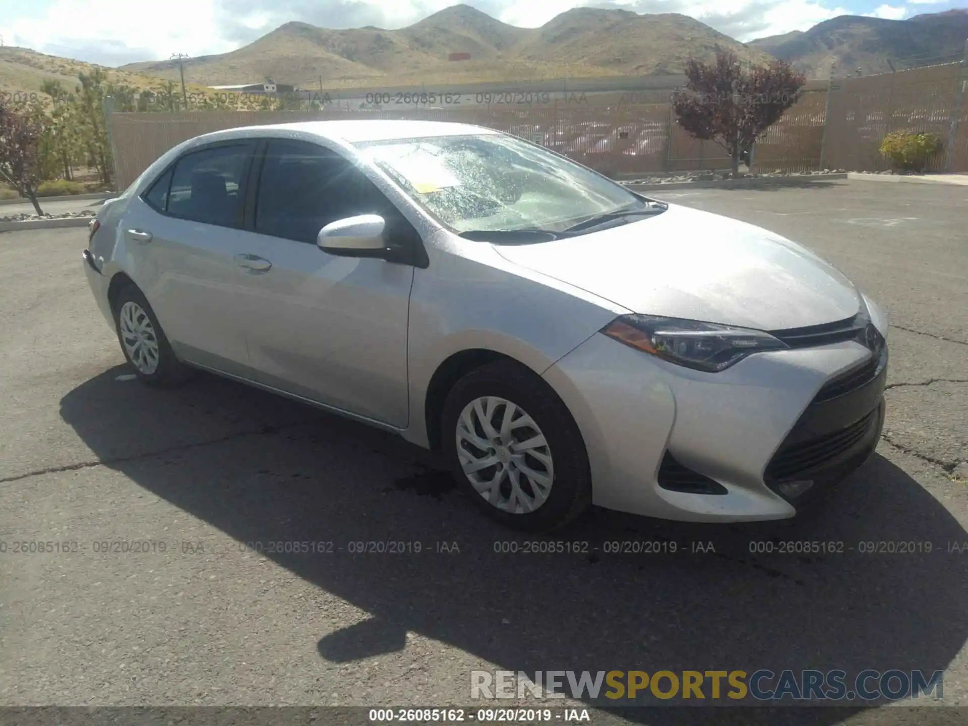 1 Photograph of a damaged car 5YFBURHE1KP880118 TOYOTA COROLLA 2019