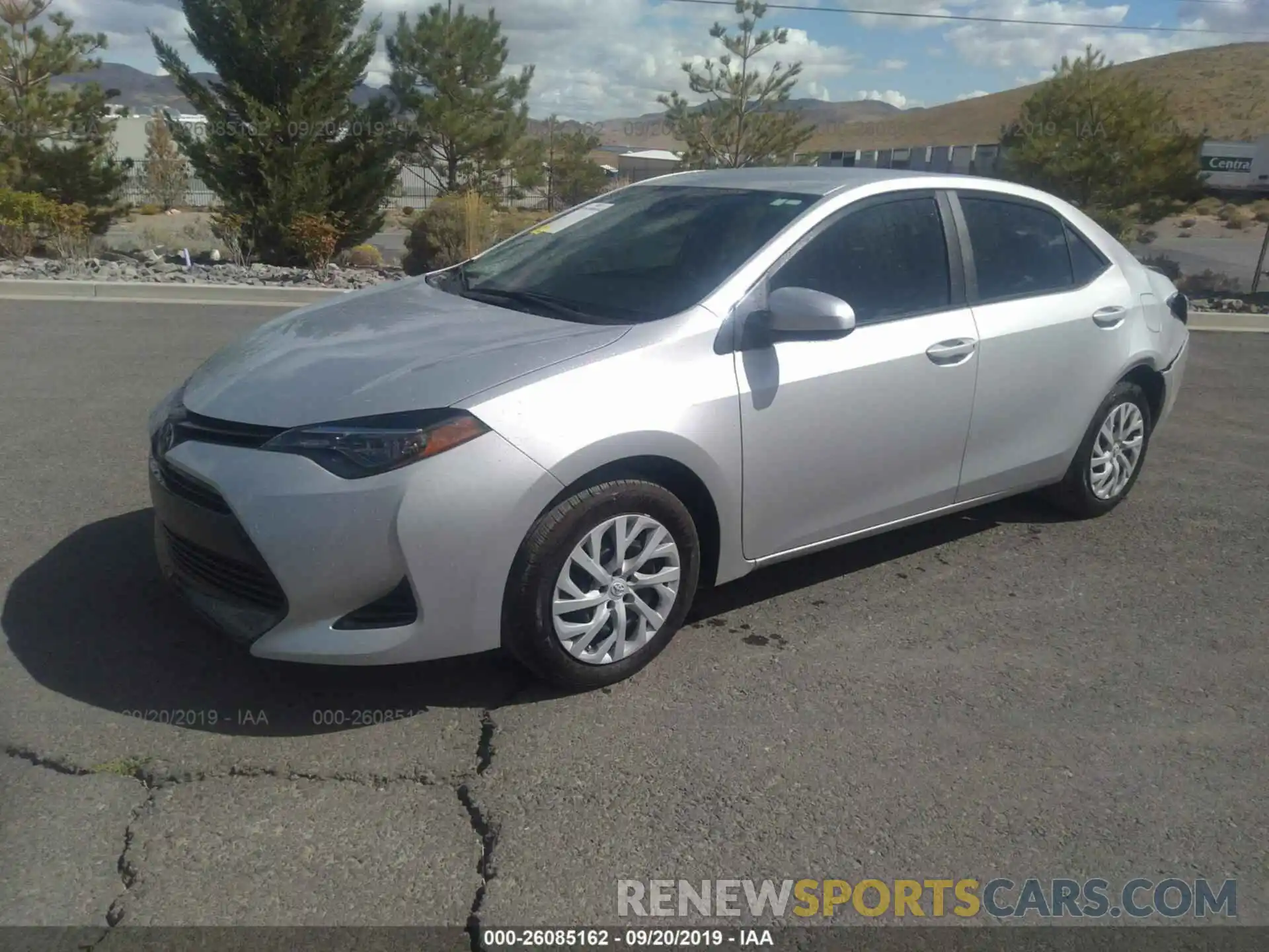 2 Photograph of a damaged car 5YFBURHE1KP880118 TOYOTA COROLLA 2019