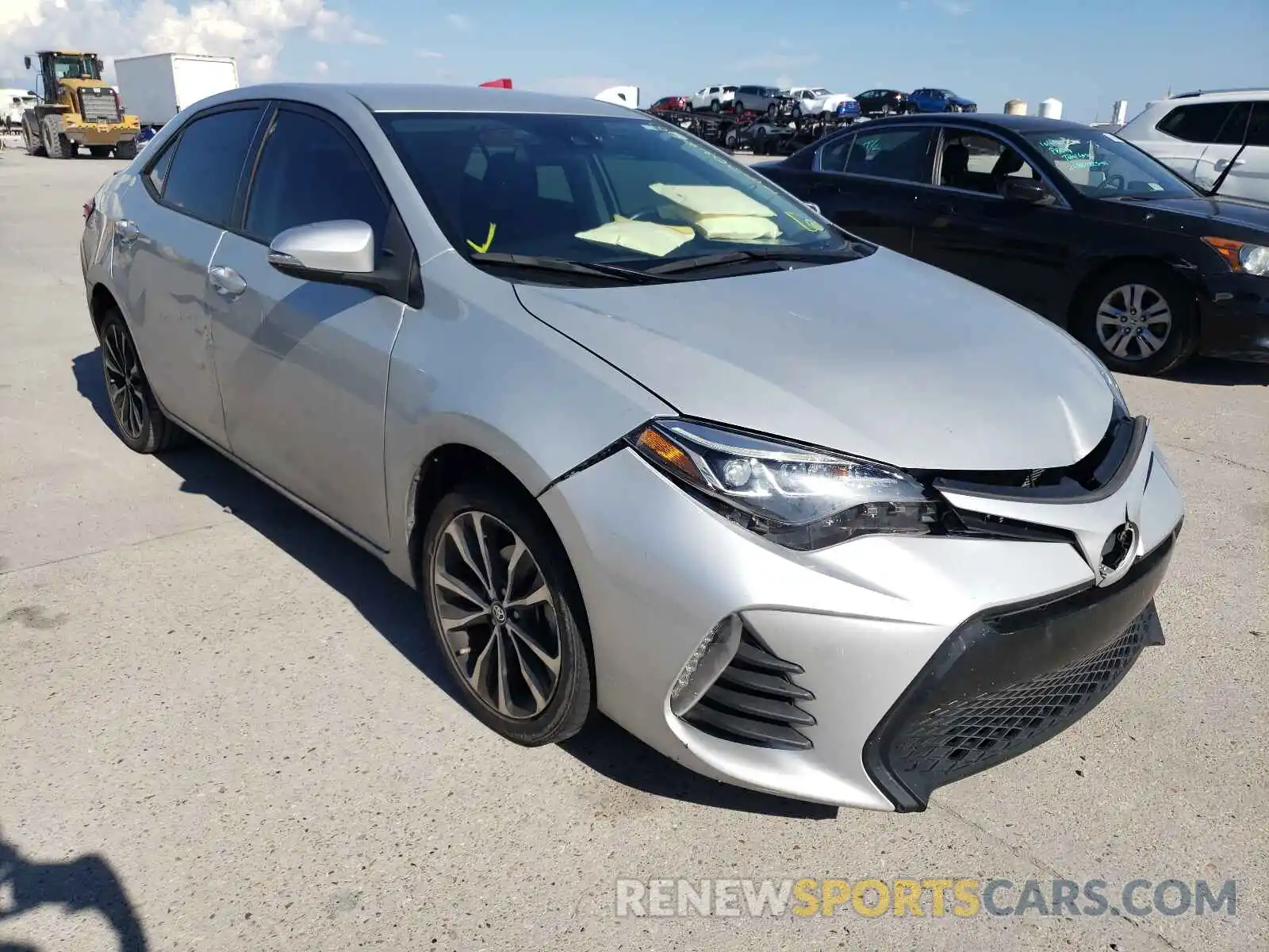 1 Photograph of a damaged car 5YFBURHE1KP880328 TOYOTA COROLLA 2019