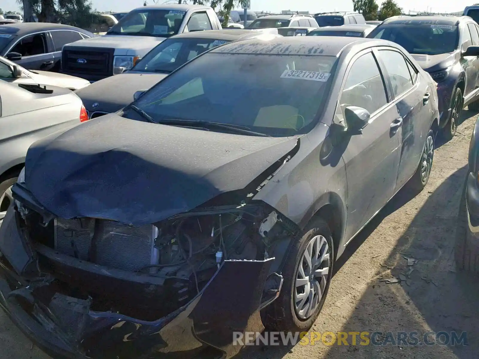 2 Photograph of a damaged car 5YFBURHE1KP880359 TOYOTA COROLLA 2019