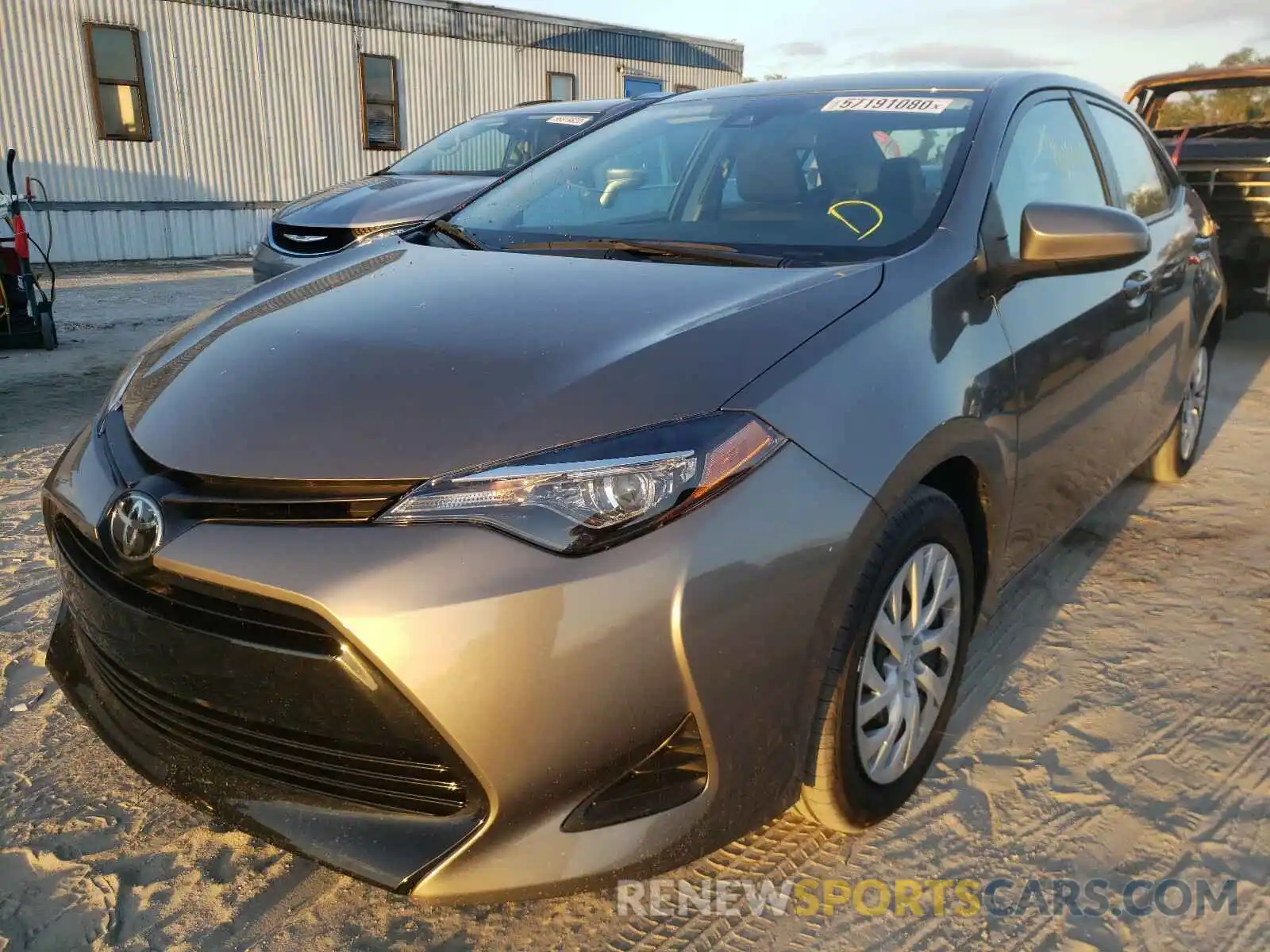 2 Photograph of a damaged car 5YFBURHE1KP881351 TOYOTA COROLLA 2019