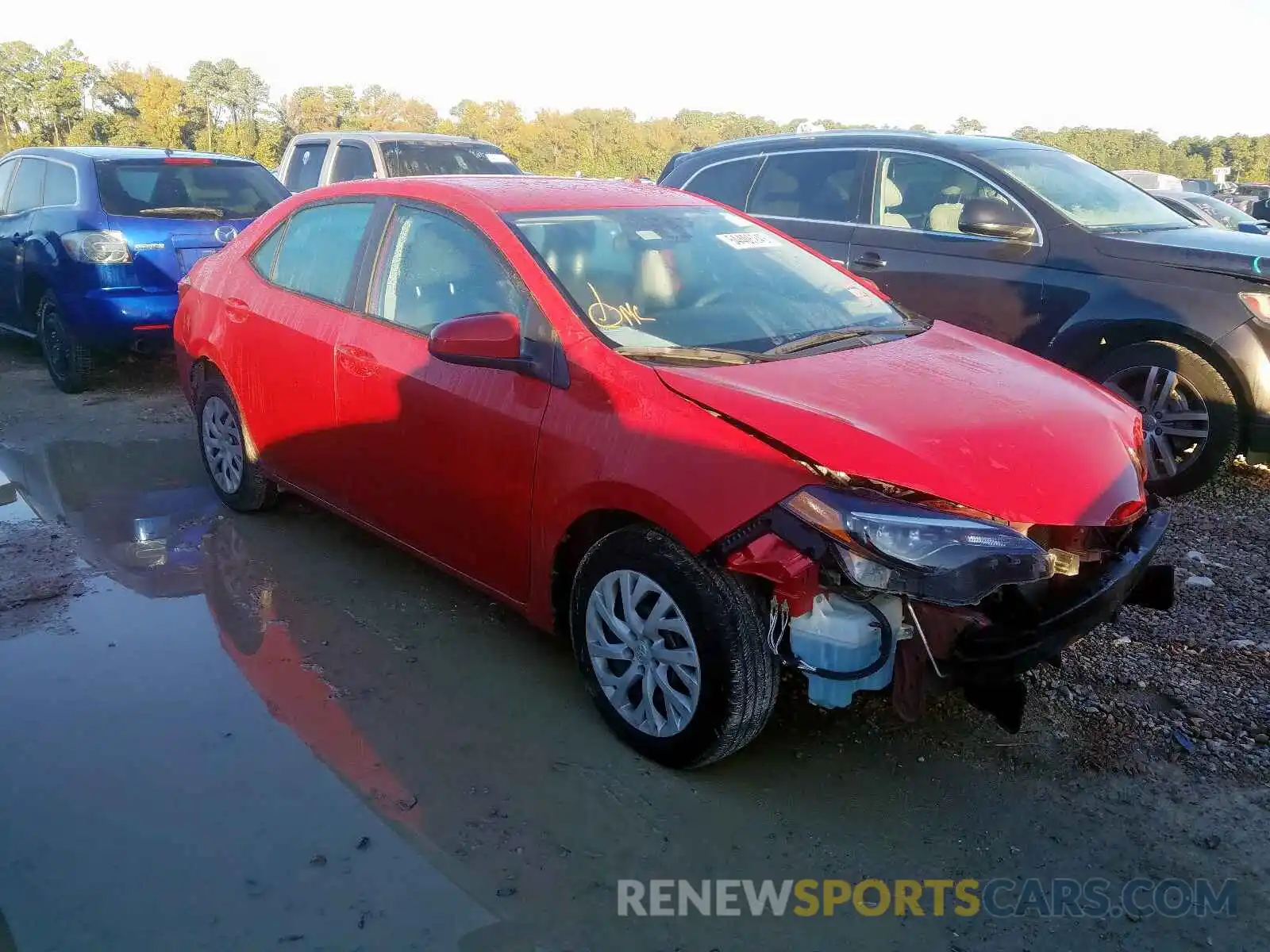 1 Photograph of a damaged car 5YFBURHE1KP881429 TOYOTA COROLLA 2019