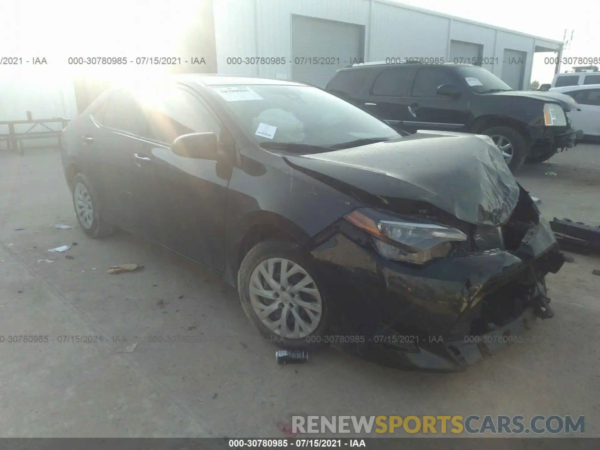 1 Photograph of a damaged car 5YFBURHE1KP881494 TOYOTA COROLLA 2019