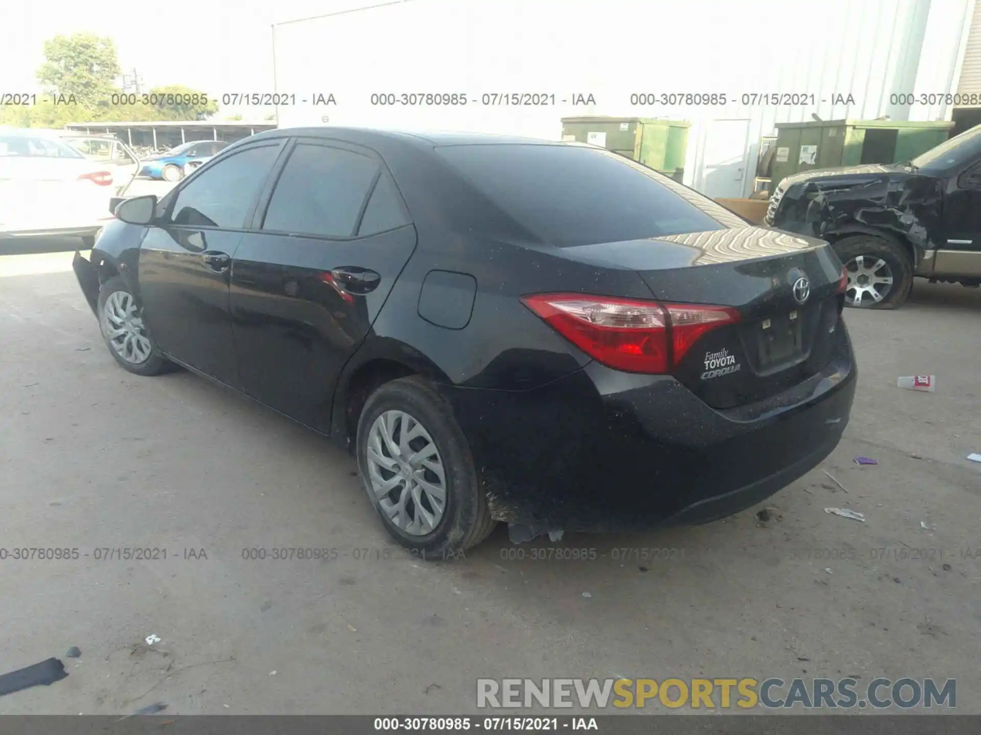 3 Photograph of a damaged car 5YFBURHE1KP881494 TOYOTA COROLLA 2019