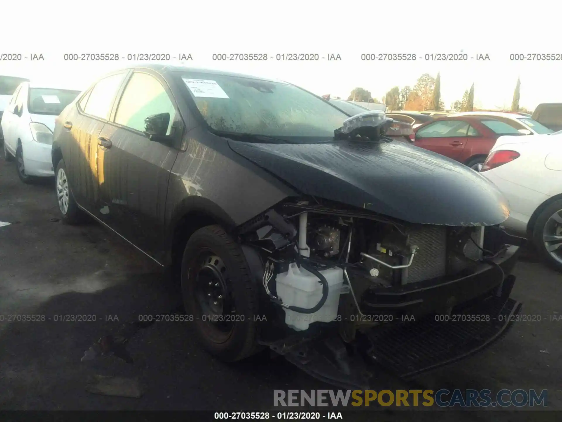 1 Photograph of a damaged car 5YFBURHE1KP881544 TOYOTA COROLLA 2019