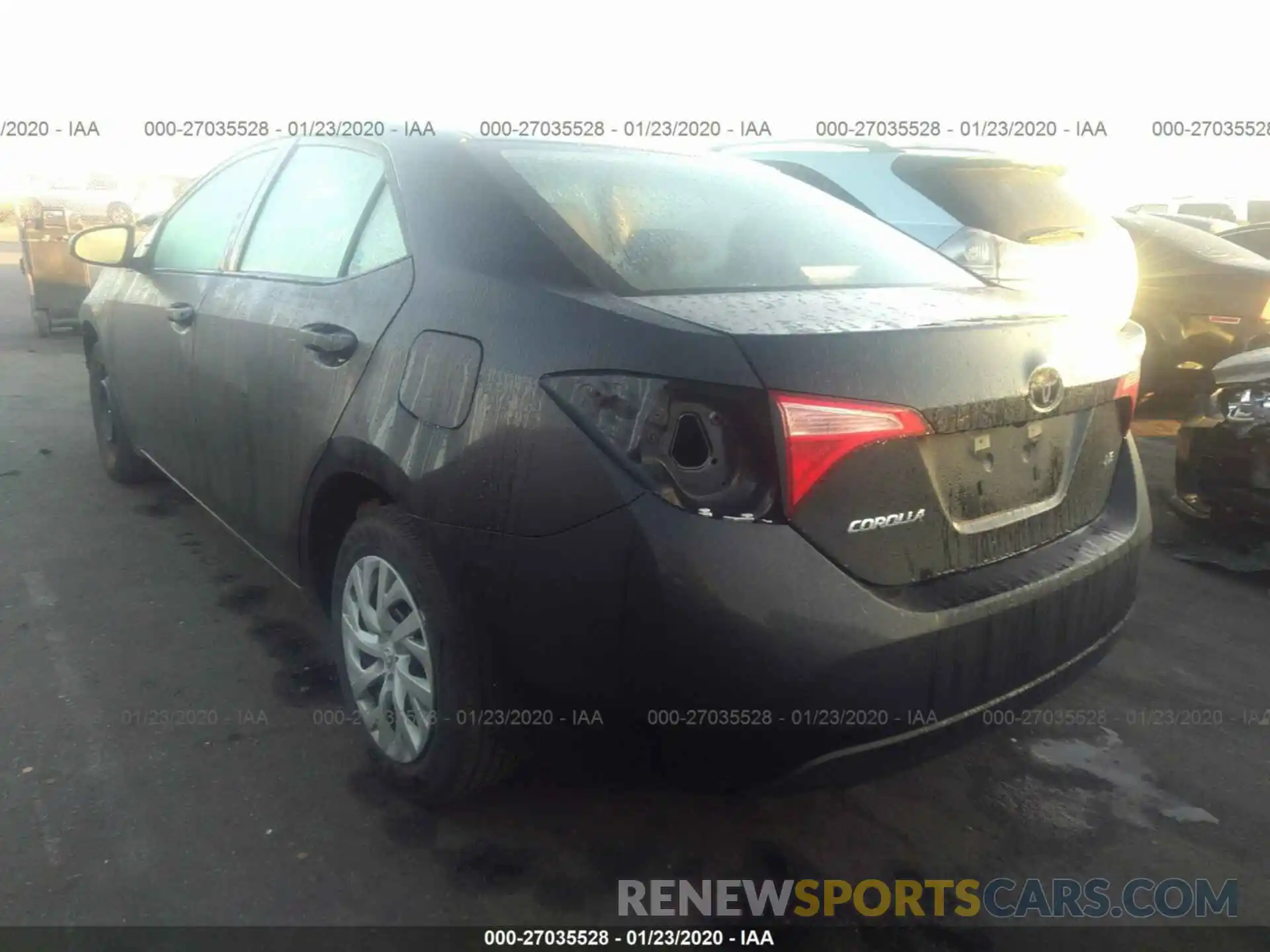 3 Photograph of a damaged car 5YFBURHE1KP881544 TOYOTA COROLLA 2019