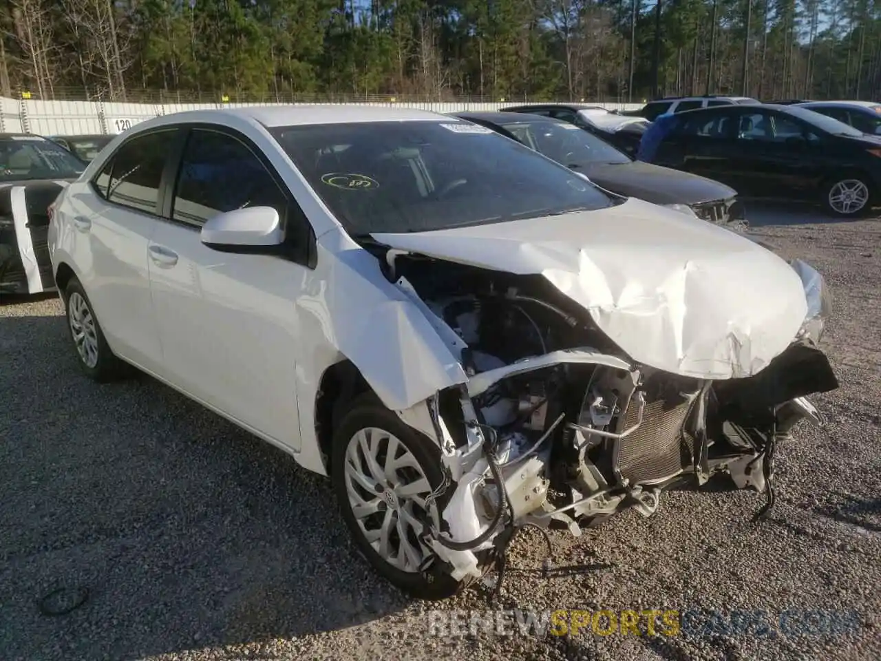 1 Photograph of a damaged car 5YFBURHE1KP881852 TOYOTA COROLLA 2019