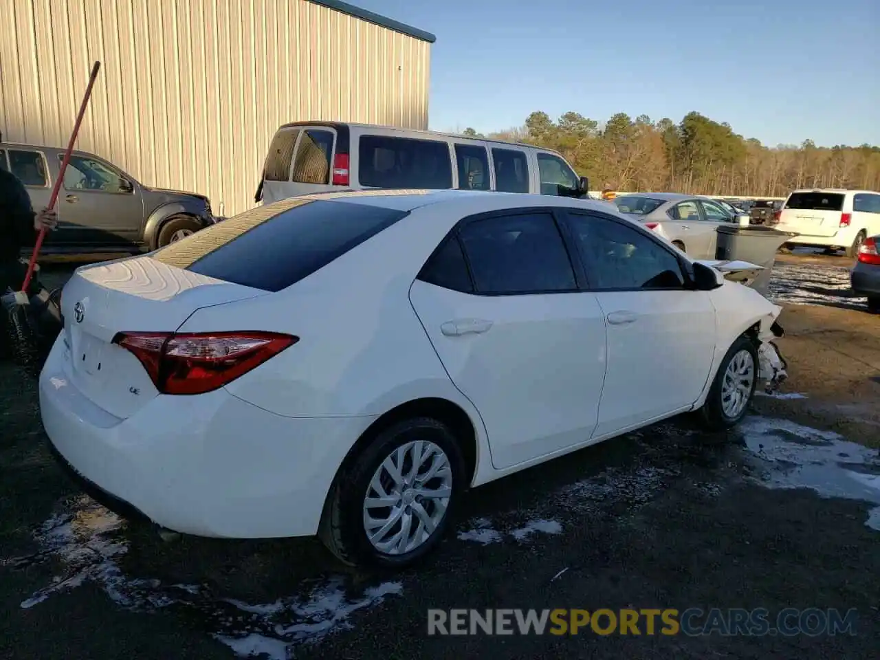 4 Photograph of a damaged car 5YFBURHE1KP881852 TOYOTA COROLLA 2019