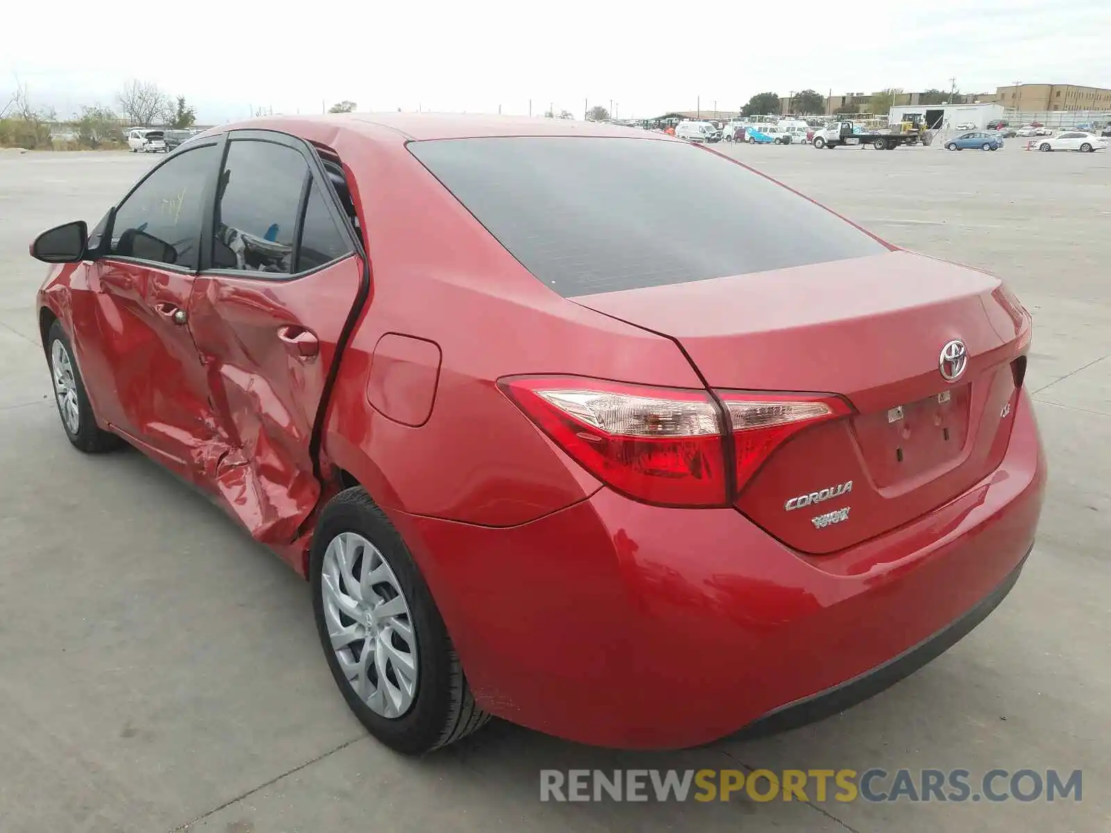 3 Photograph of a damaged car 5YFBURHE1KP881883 TOYOTA COROLLA 2019