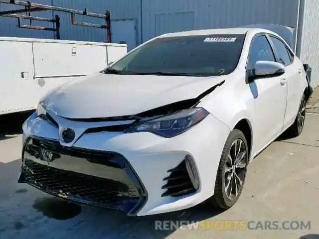 2 Photograph of a damaged car 5YFBURHE1KP881902 TOYOTA COROLLA 2019