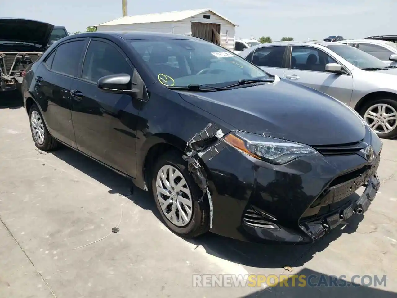 1 Photograph of a damaged car 5YFBURHE1KP882516 TOYOTA COROLLA 2019