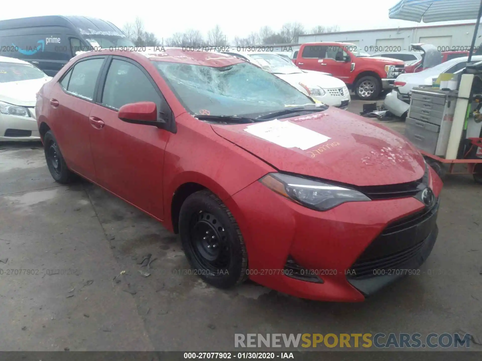 1 Photograph of a damaged car 5YFBURHE1KP882676 TOYOTA COROLLA 2019