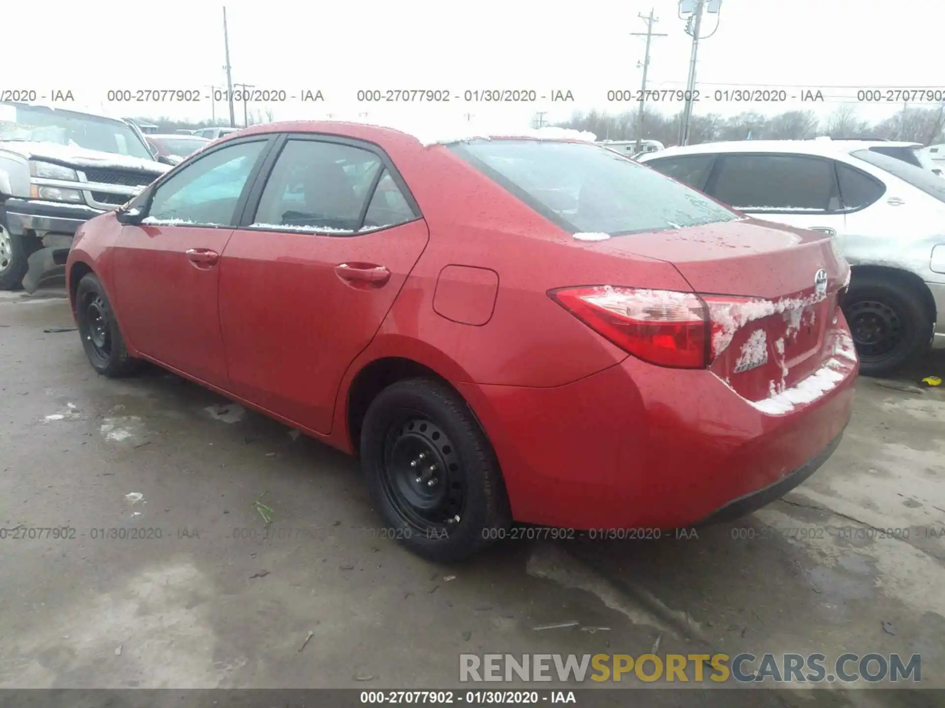 3 Photograph of a damaged car 5YFBURHE1KP882676 TOYOTA COROLLA 2019