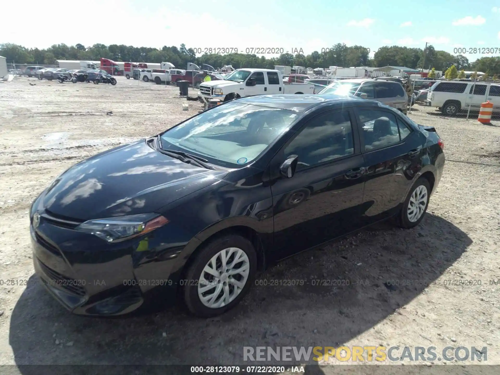 2 Photograph of a damaged car 5YFBURHE1KP882791 TOYOTA COROLLA 2019