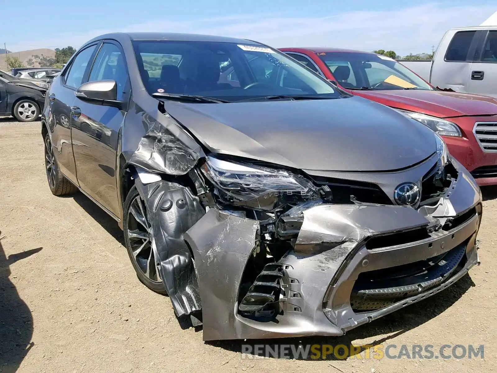 1 Photograph of a damaged car 5YFBURHE1KP882807 TOYOTA COROLLA 2019