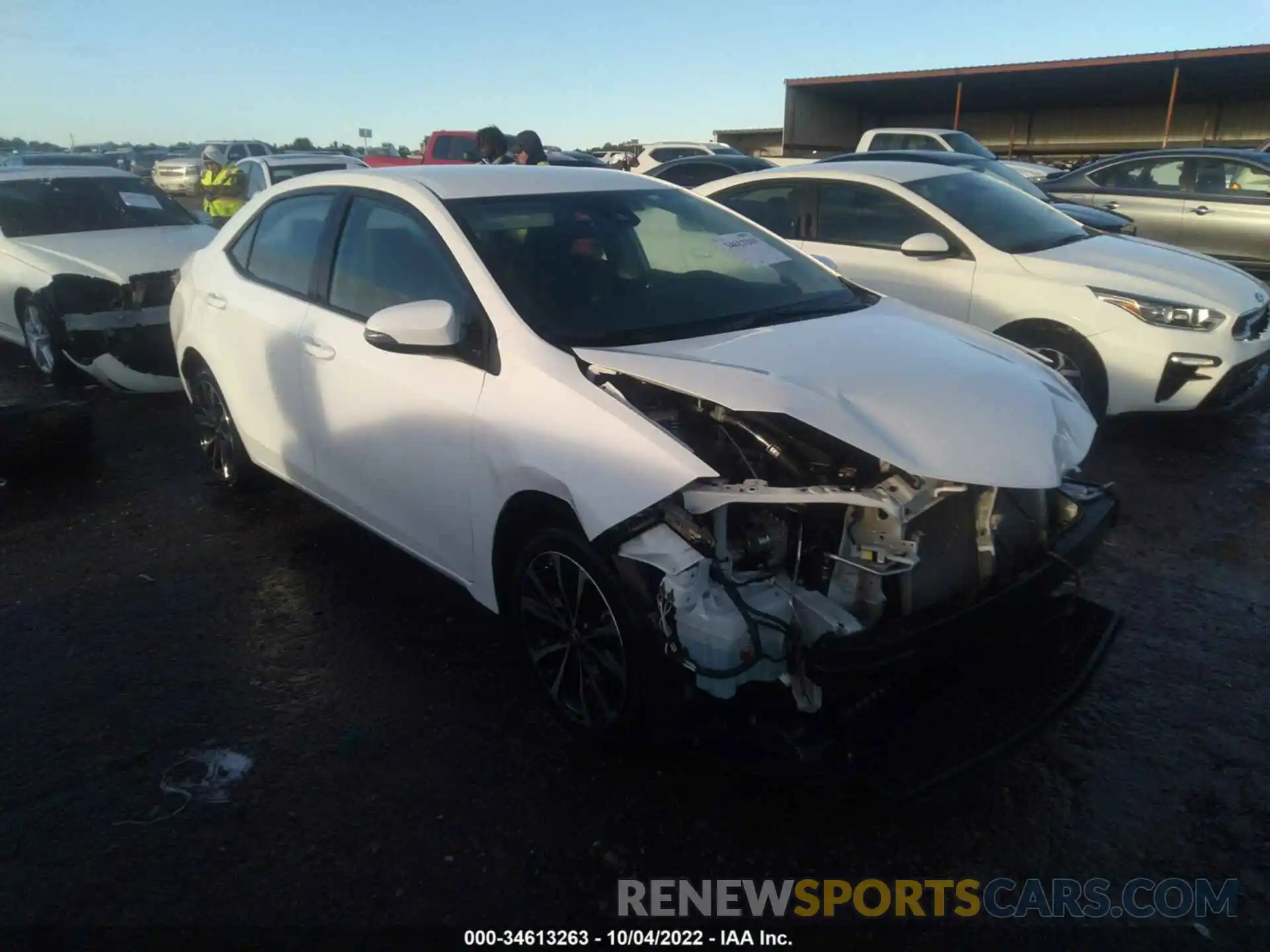 1 Photograph of a damaged car 5YFBURHE1KP882872 TOYOTA COROLLA 2019