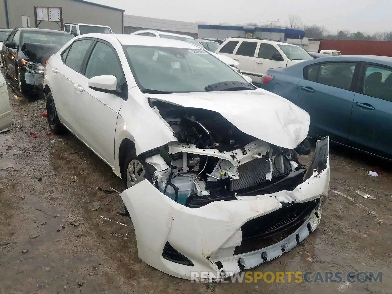 1 Photograph of a damaged car 5YFBURHE1KP883004 TOYOTA COROLLA 2019