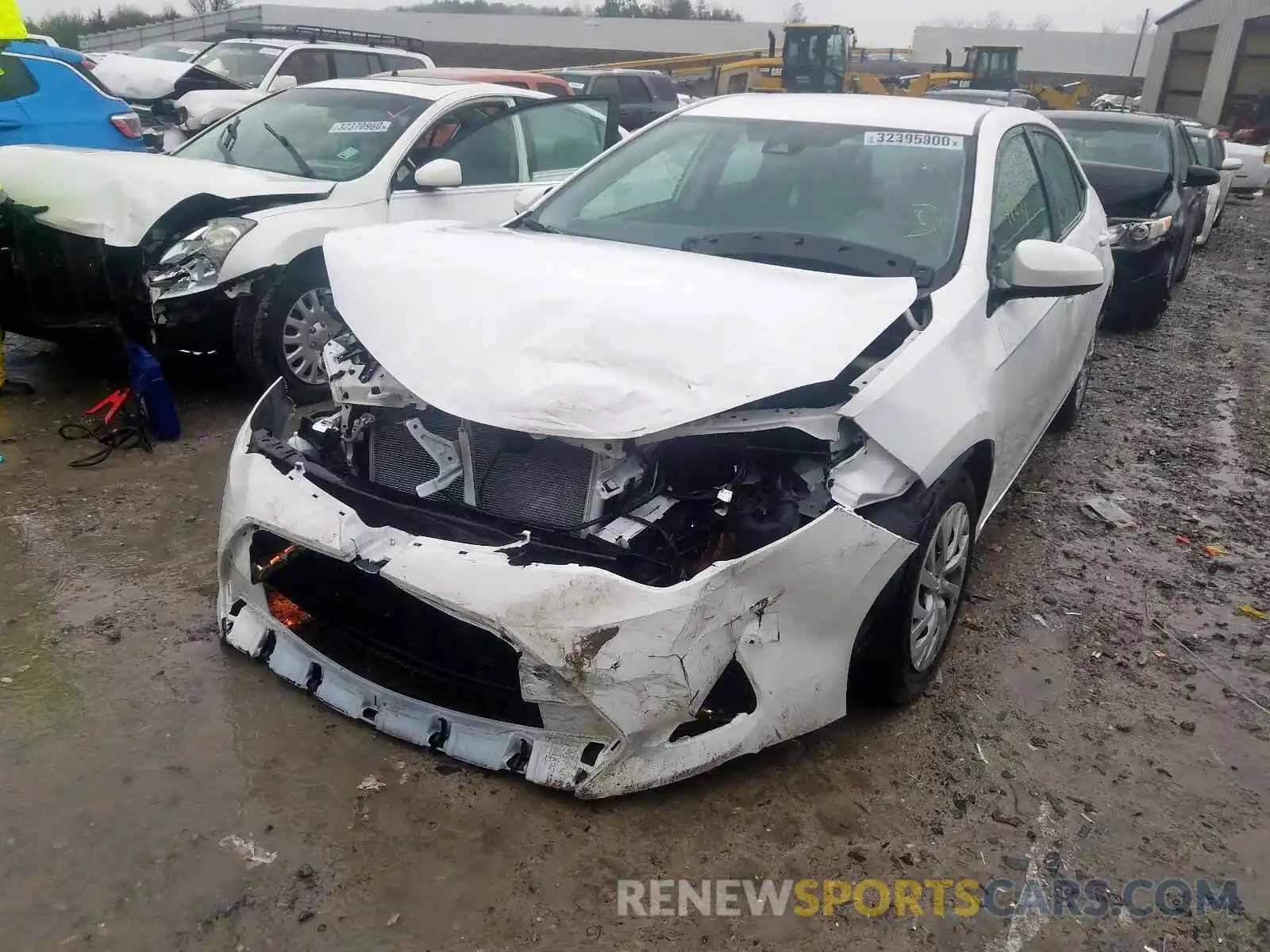 2 Photograph of a damaged car 5YFBURHE1KP883004 TOYOTA COROLLA 2019