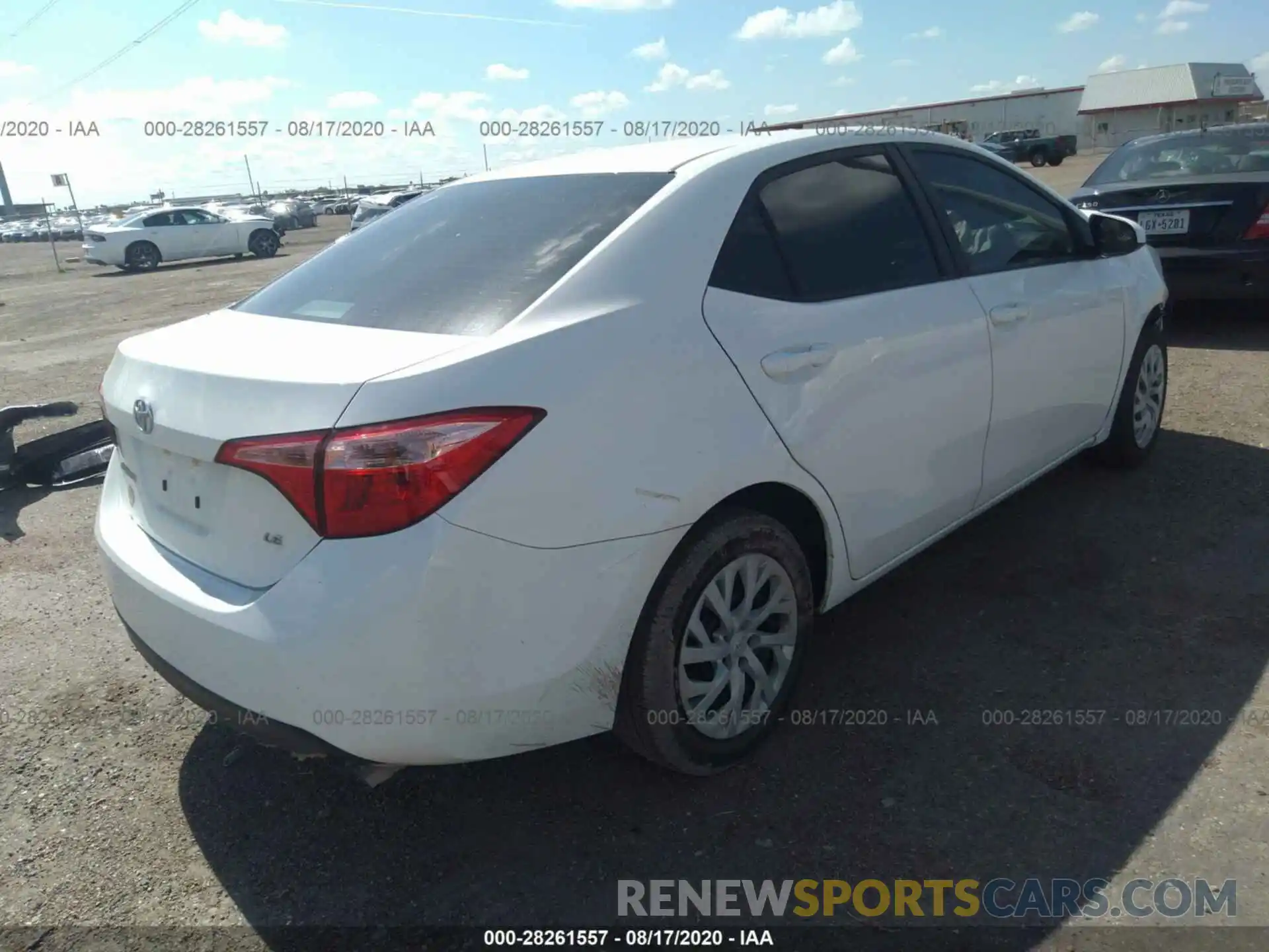 4 Photograph of a damaged car 5YFBURHE1KP883133 TOYOTA COROLLA 2019