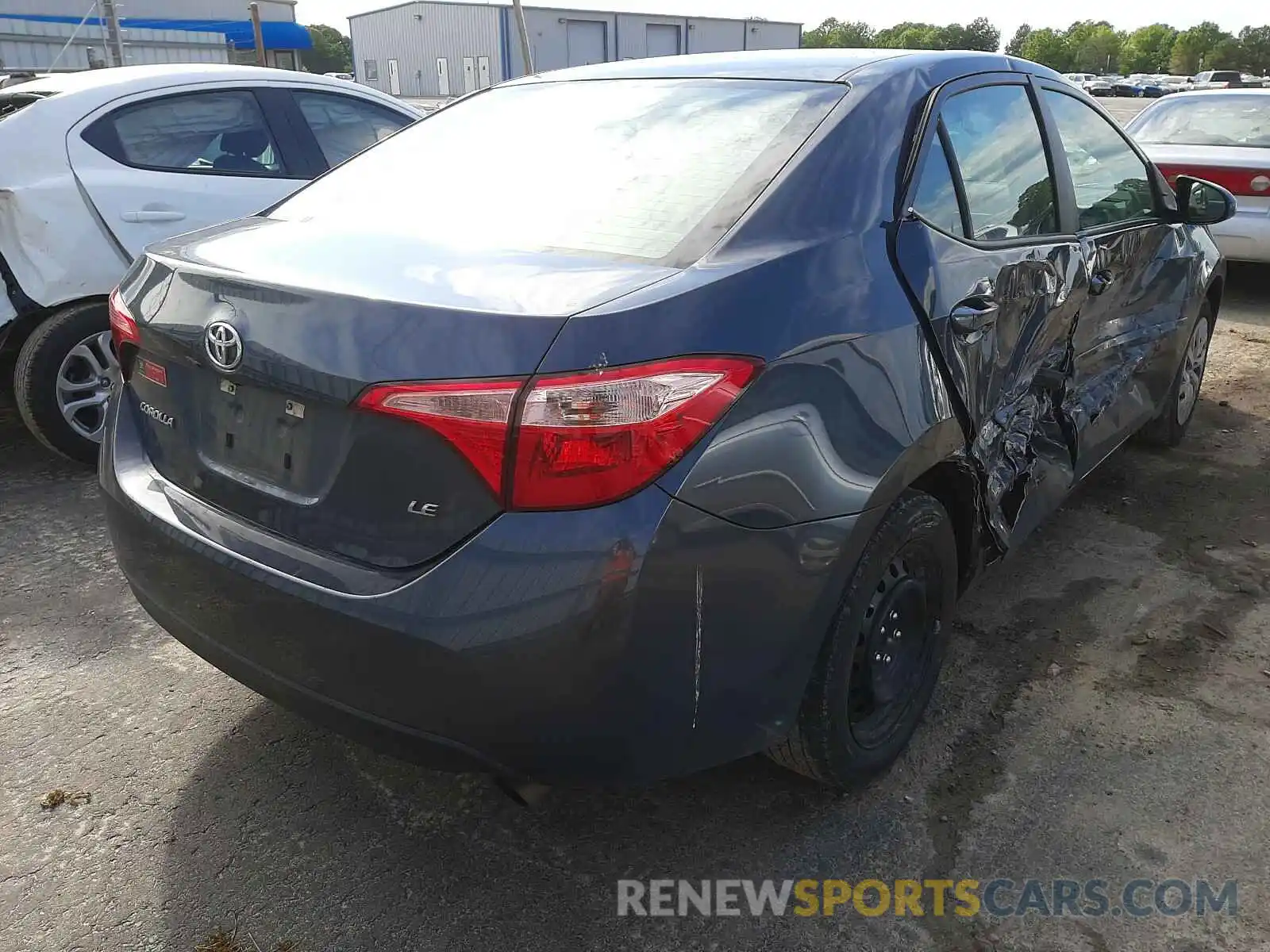 4 Photograph of a damaged car 5YFBURHE1KP883312 TOYOTA COROLLA 2019