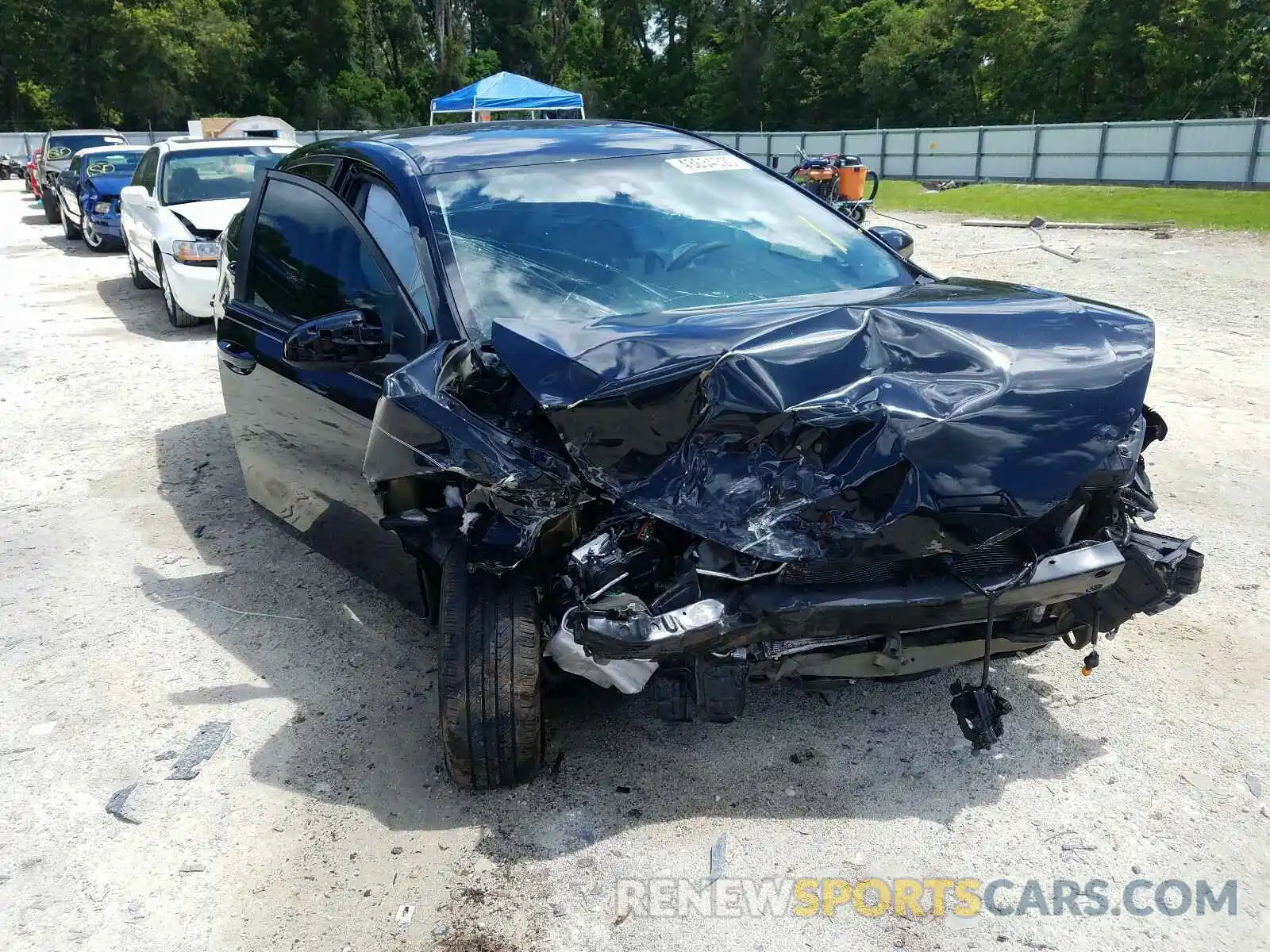 1 Photograph of a damaged car 5YFBURHE1KP883469 TOYOTA COROLLA 2019