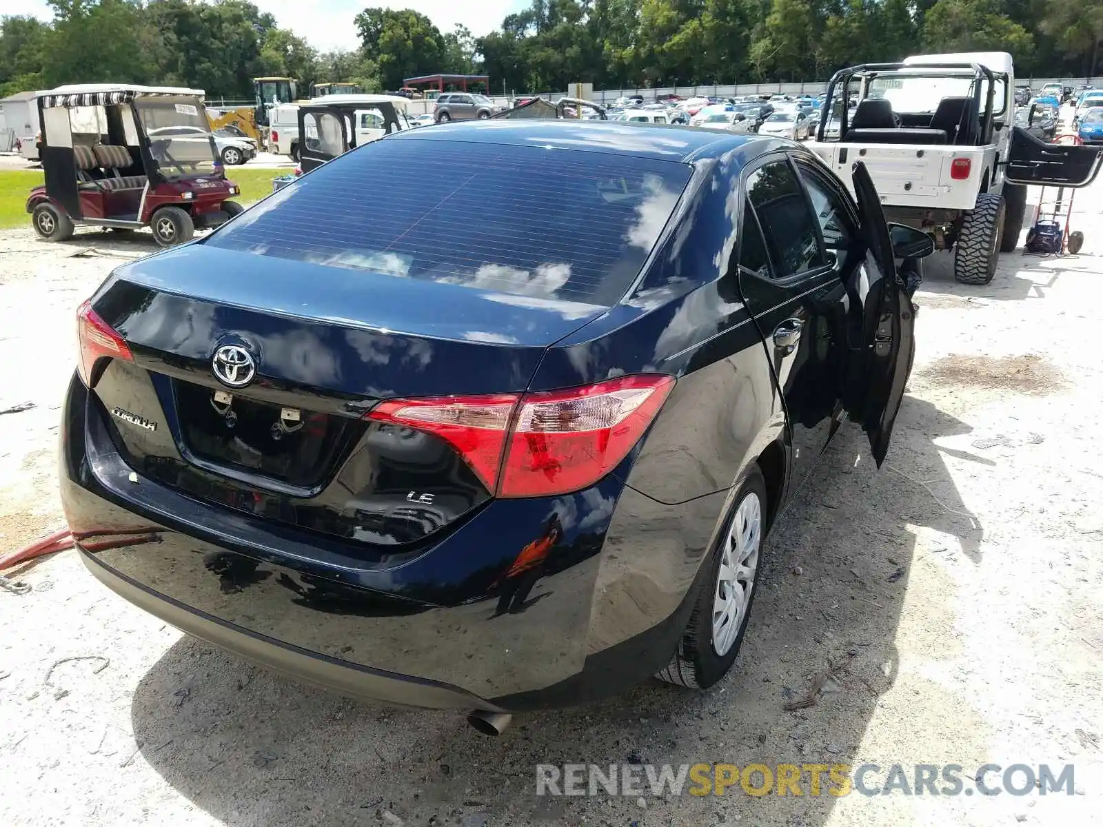 4 Photograph of a damaged car 5YFBURHE1KP883469 TOYOTA COROLLA 2019