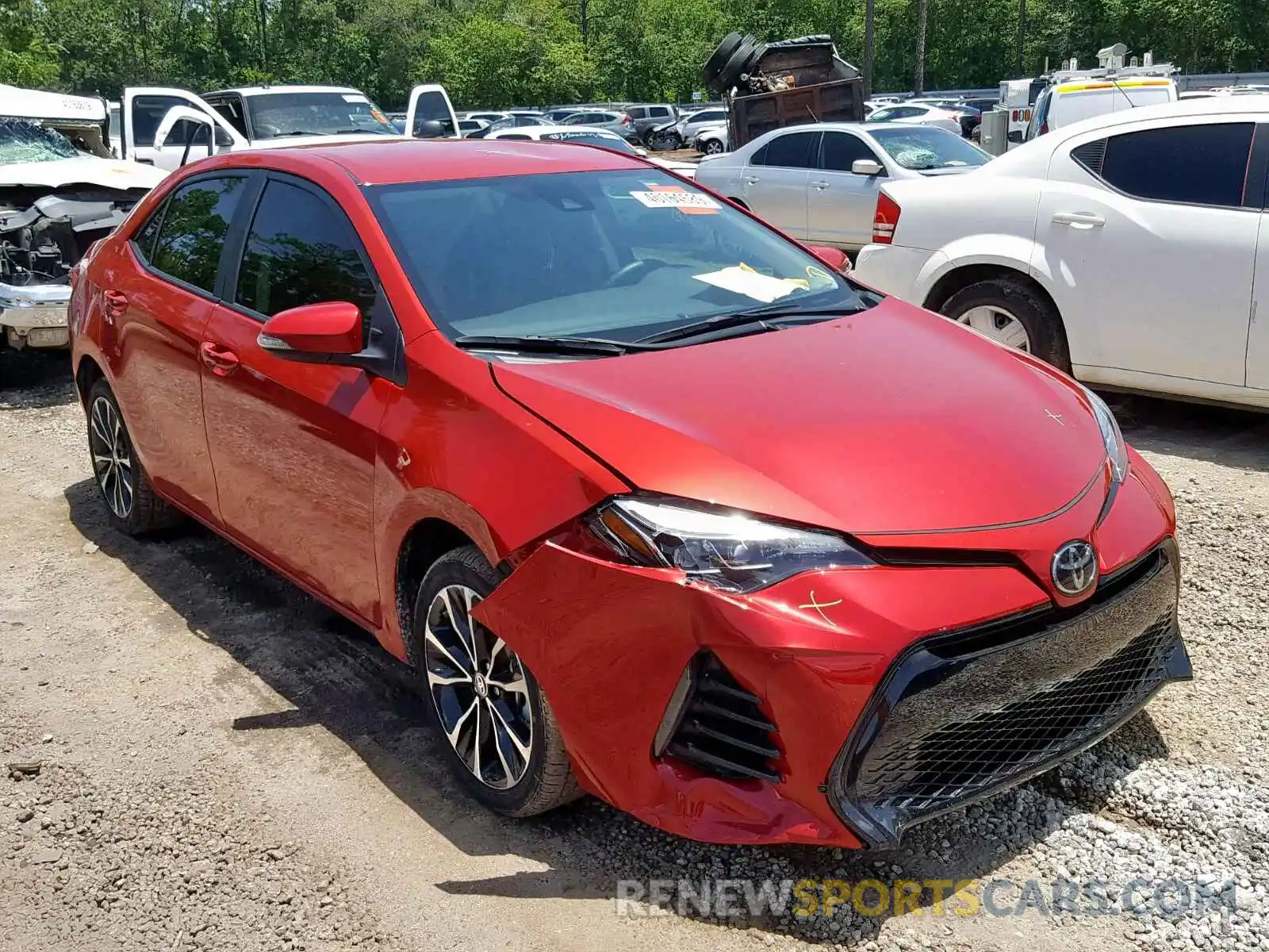 1 Photograph of a damaged car 5YFBURHE1KP883889 TOYOTA COROLLA 2019