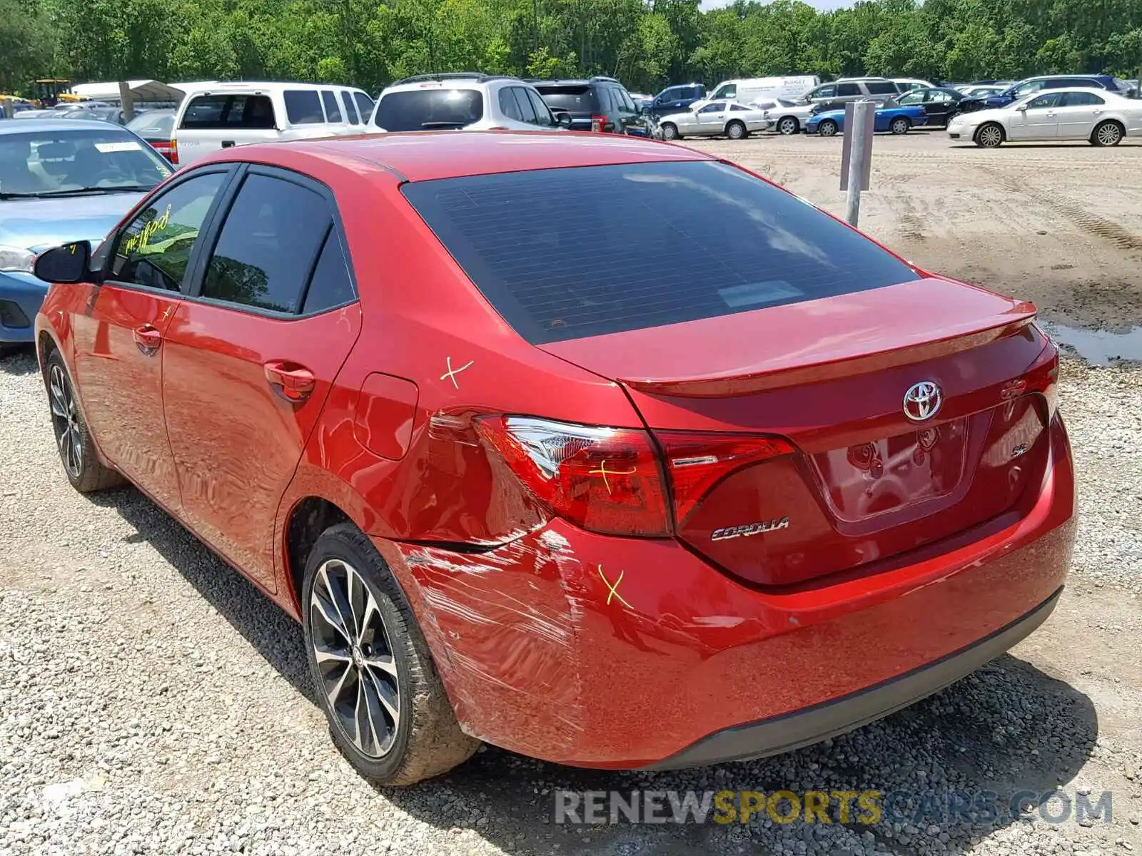 3 Photograph of a damaged car 5YFBURHE1KP883889 TOYOTA COROLLA 2019