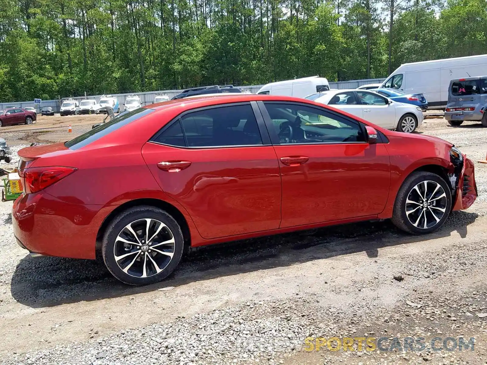 9 Photograph of a damaged car 5YFBURHE1KP883889 TOYOTA COROLLA 2019