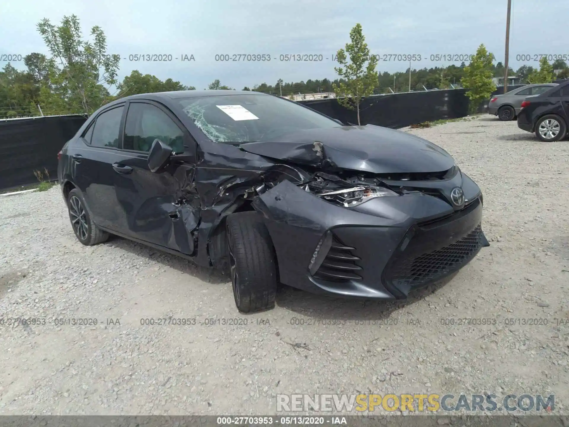 1 Photograph of a damaged car 5YFBURHE1KP884265 TOYOTA COROLLA 2019