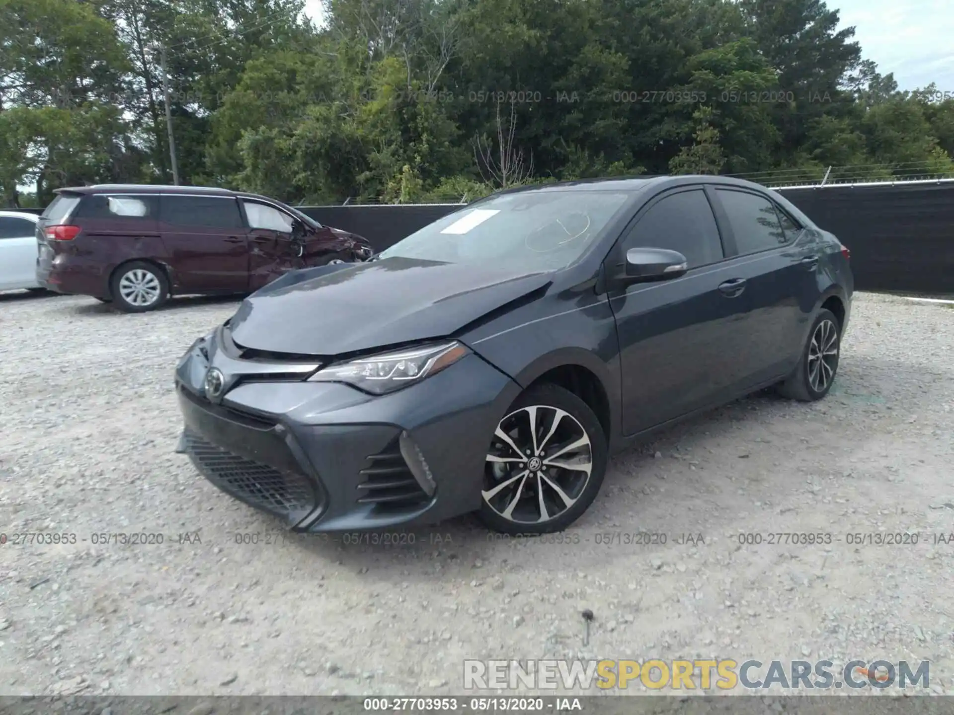 2 Photograph of a damaged car 5YFBURHE1KP884265 TOYOTA COROLLA 2019