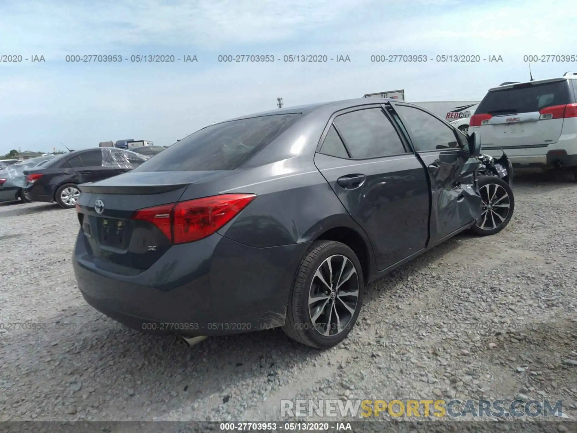 4 Photograph of a damaged car 5YFBURHE1KP884265 TOYOTA COROLLA 2019