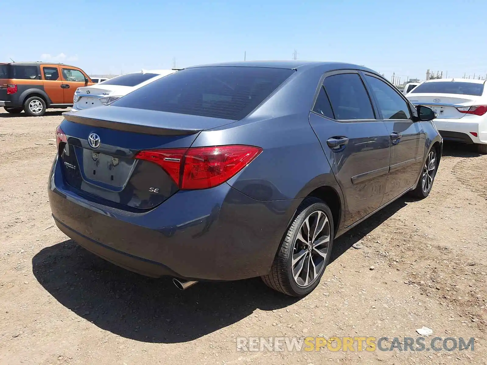 4 Photograph of a damaged car 5YFBURHE1KP884718 TOYOTA COROLLA 2019