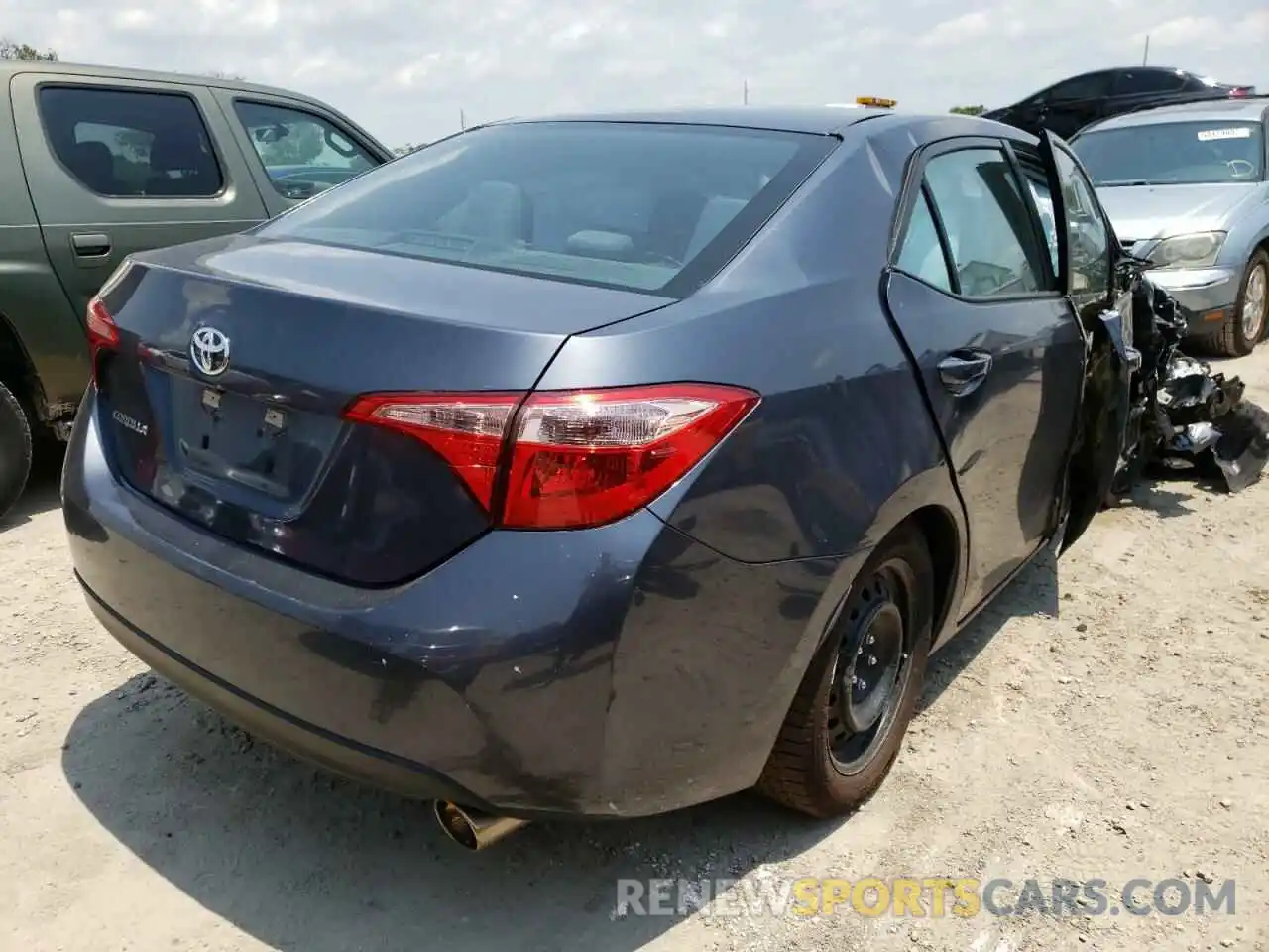 4 Photograph of a damaged car 5YFBURHE1KP884928 TOYOTA COROLLA 2019