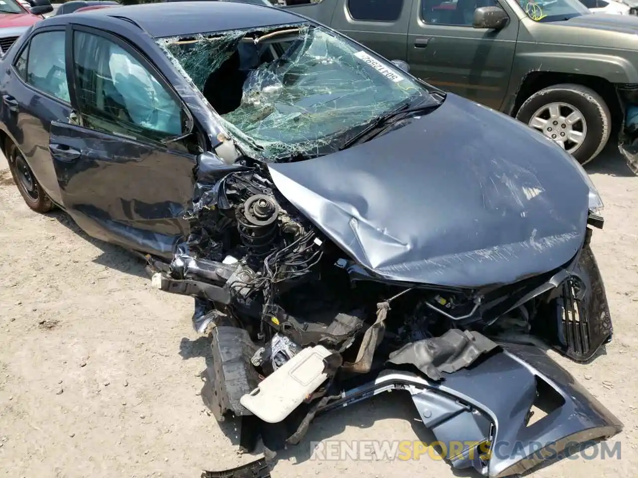 9 Photograph of a damaged car 5YFBURHE1KP884928 TOYOTA COROLLA 2019