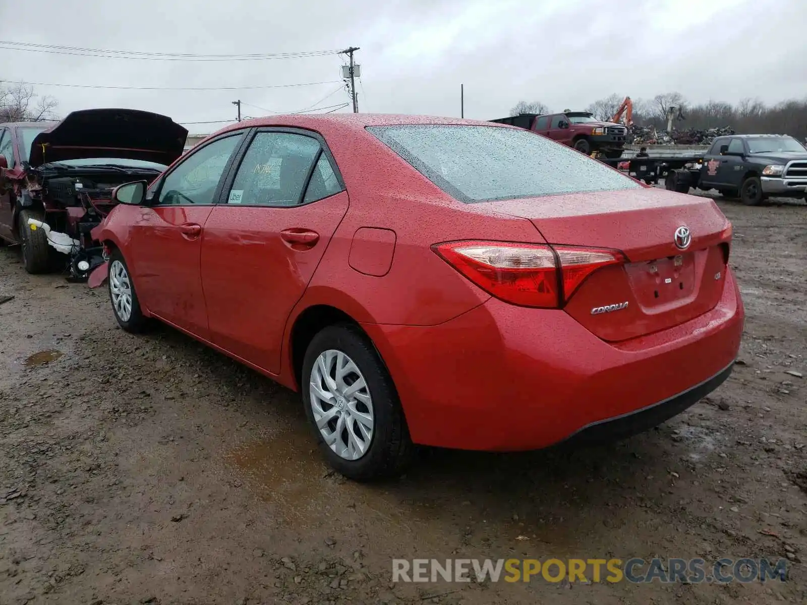 3 Photograph of a damaged car 5YFBURHE1KP885500 TOYOTA COROLLA 2019