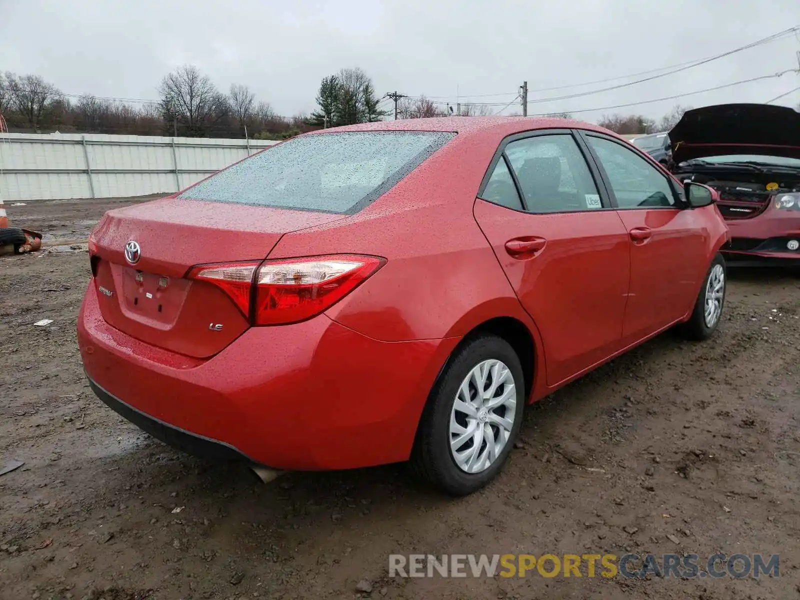 4 Photograph of a damaged car 5YFBURHE1KP885500 TOYOTA COROLLA 2019