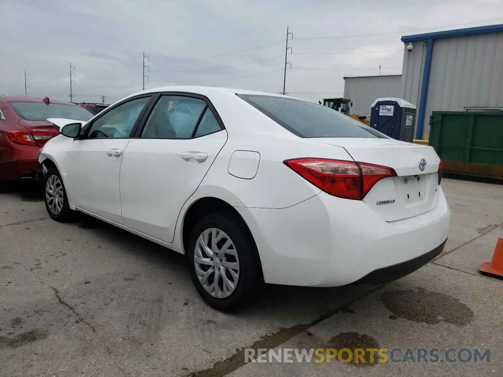 3 Photograph of a damaged car 5YFBURHE1KP885898 TOYOTA COROLLA 2019