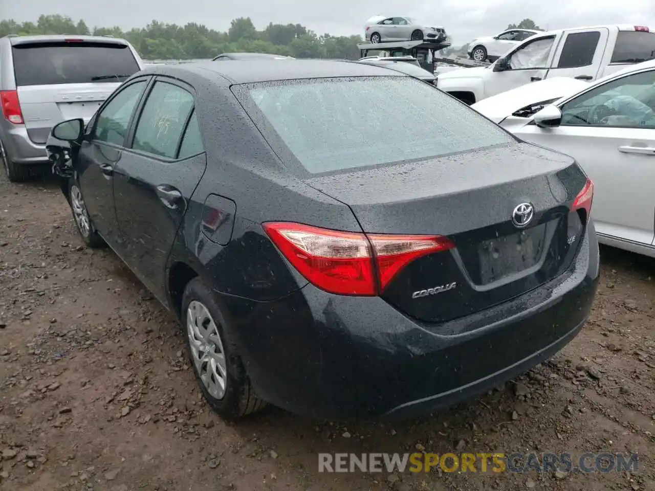 3 Photograph of a damaged car 5YFBURHE1KP885903 TOYOTA COROLLA 2019