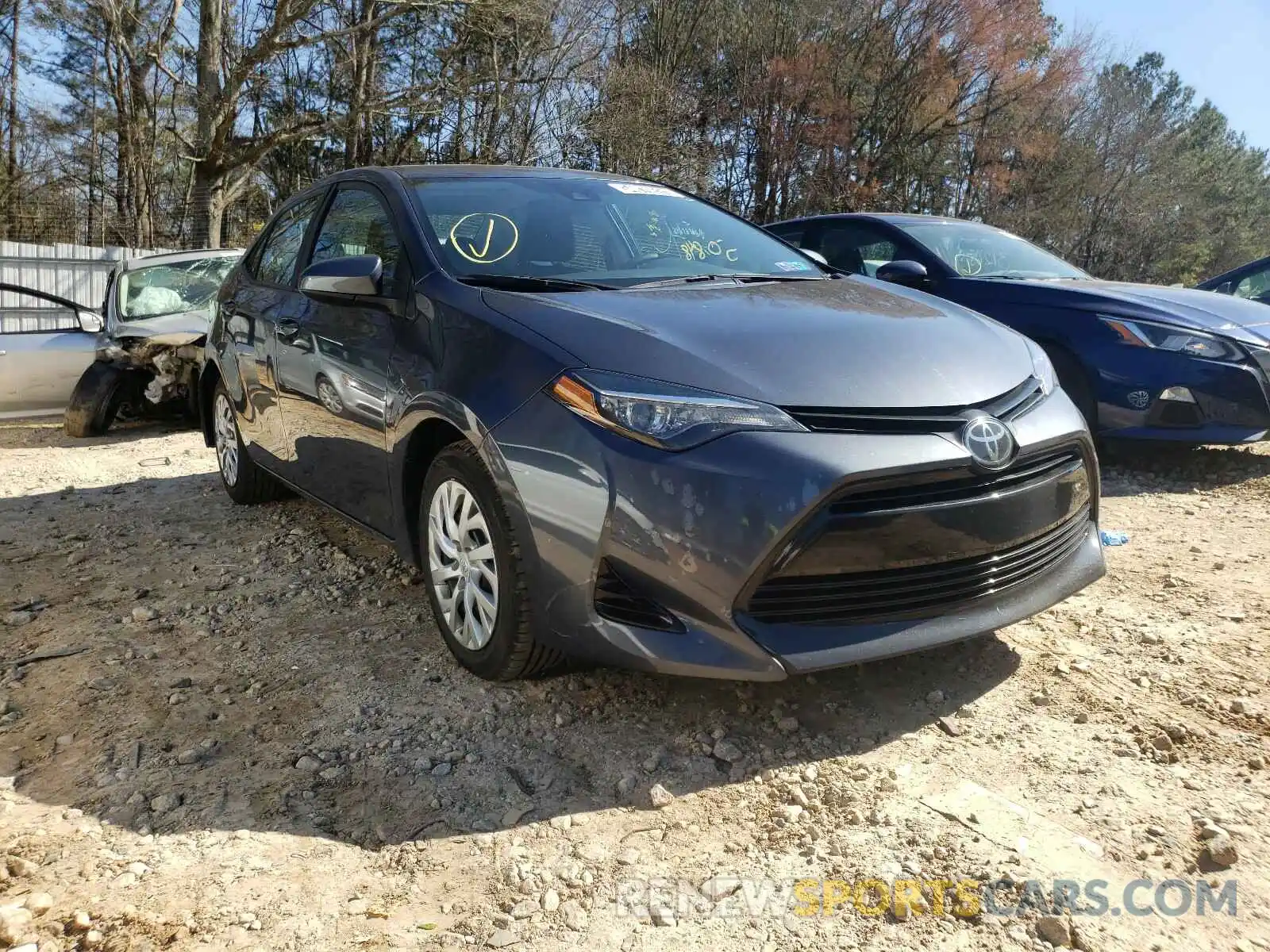 1 Photograph of a damaged car 5YFBURHE1KP885979 TOYOTA COROLLA 2019