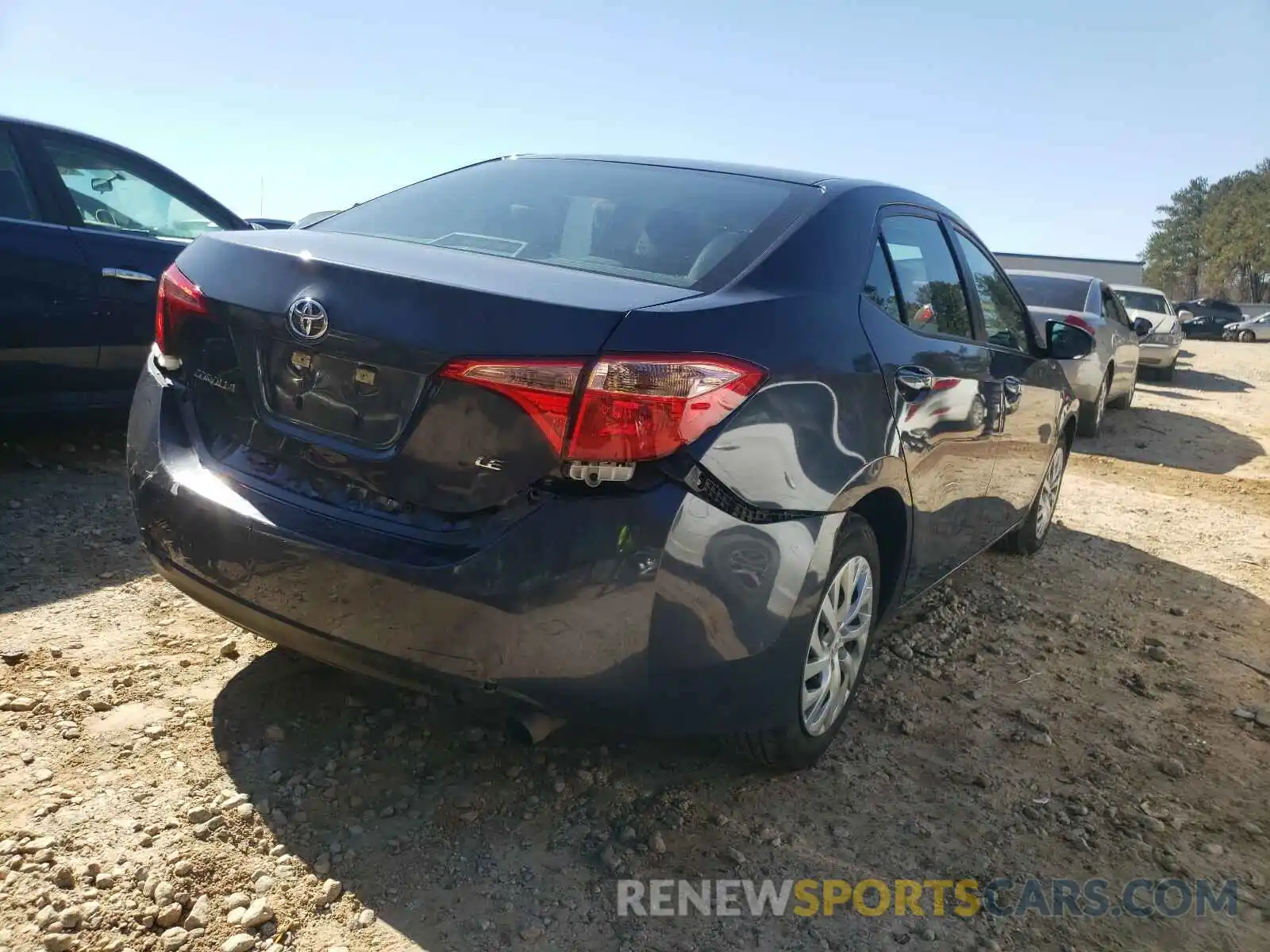 4 Photograph of a damaged car 5YFBURHE1KP885979 TOYOTA COROLLA 2019