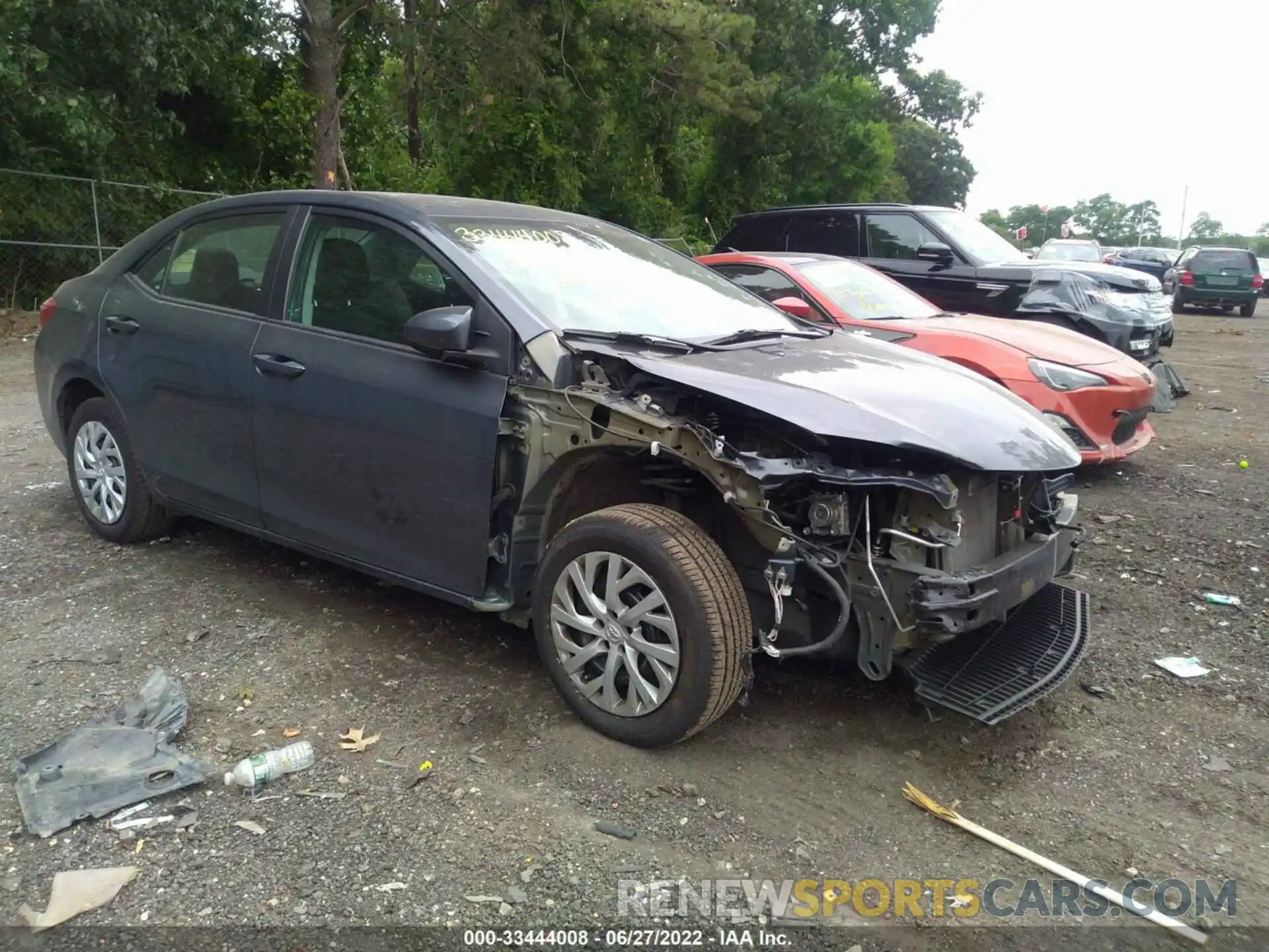 1 Photograph of a damaged car 5YFBURHE1KP886100 TOYOTA COROLLA 2019